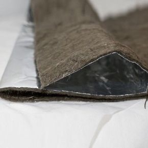 Базальтовый картон фольгированный 1000х600х10 мм